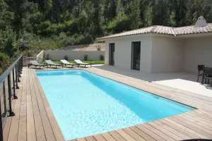 Image of **** Modern villa heated pool, ideally located, sea and mountain views