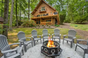 Image of Cozy Lakefront A-Frame Cabin Lake Hartwell Clemson