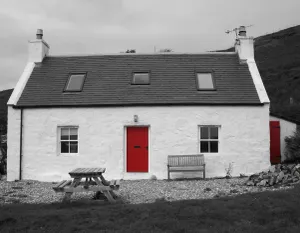Image of Traditional Old Croft House Renovated To High Standard With Sea Views
