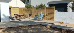 Image of Maison Bord DE MER Avec Jardin de Sable Clos