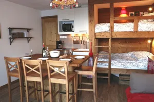 Image of App. 4 pers. Charming. View slopes. Ski-to-door departure. Holiday vouchers OK