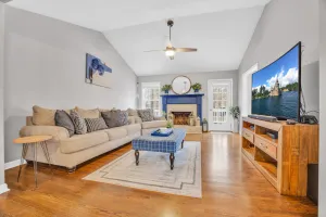 Image of Large 5 bedroom home with fenced yard and custom fire pit