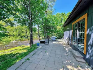 Image of 37PA Superbly appointed riverfront home in LIttleton! Skiing, hiking, firepit, wifi!