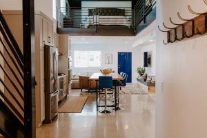 Image of Gorgeous Industrial Loft with Open Concept