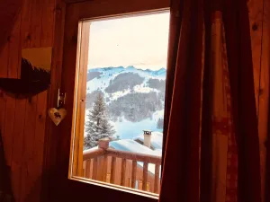 Image of Mountain chalet panoramic view