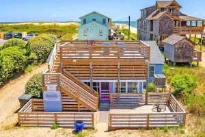 Image of 415 - Nags Head Semi-Ocean Front Dog-Friendly Home -Massive Roof-Top Deck!