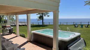 Image of Luxury Stay on Lake Michigan with Swim Spa, Near Wineries, Breweries, and Hiking