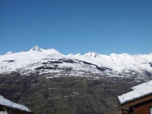 Image of 80m from ski slopes, 1st floor, view mountain, balcony, tv, ski locker, 25m², Montchavin La Plagne