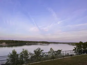 Image of The Grandest View of all overlooking Honey Creek Cove with covered boat slip!