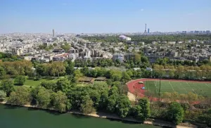 Image of DREAM VIEW OF PARIS 10min from the center 135m2 with Terrace Edge of the canal