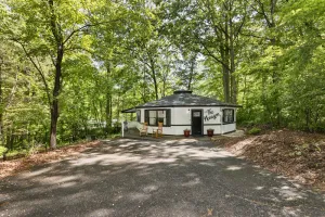 Image of Peaceful, fun, & funky round home with pool table