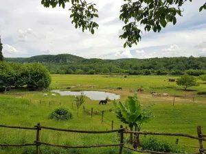 Image of Cottage for 4 people with beautiful view and swimming pool
