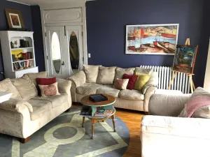 Image of 5 minute walk to downtown. Cozy family sized home with everything you need.
