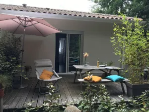 Image of House between forest and beach -Calm & nature on foot