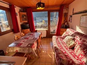 Image of Charming 1-bedroom apartment with south-facing balcony in La Chapelle-d'Abondance