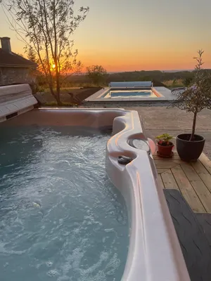 Image of Gîte du Lynx, renovated farmhouse with a great view