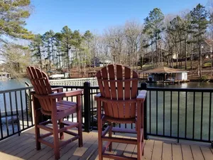 Image of Relax among the palms at Reeled Inn on Beautiful Lake Gaston