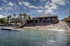 Image of Luxurious Riverfront Home W\/ Private Beach & Waterfront Bar\/HEATED POOL