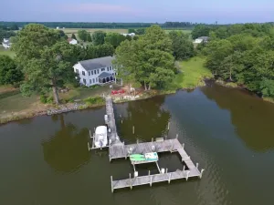 Image of WATERFRONT GETAWAY in KilmarnockVa with Tesla charger