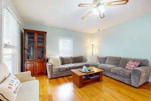 Image of Dog-friendly home with washer\/dryer, outdoor dining & grill - walk to town