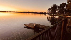 Image of Family-sized Waterfront Home with lake views & private jetty!