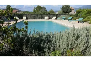 Image of Duplex 6 people in Corsica in residence with swimming pool