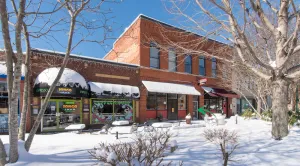 Image of Sunset on the Attic on Main Street. Charming Hendersonville. Walkable. Off street parking