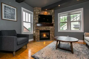 Image of Modern home in historic neighborhood with lower level game room!