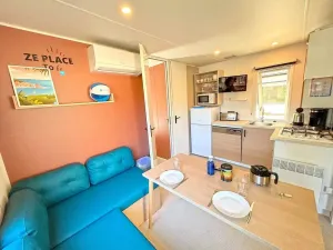Image of Mobil-home - Clim, TV - Camping LE BOSC 4 étoiles - MH-A034