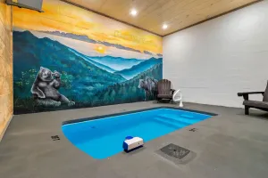 Image of Summertime memories: Hot Tub,  Indoor Heated Pool & Games!
