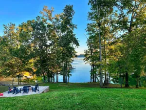 Image of Lakefront Cabin + Bonfire Pit