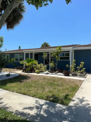 Image of Beautiful beach house with spacious living.