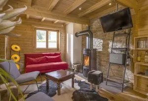 Image of Holiday Home 'Hirschhäusl' with Mountain View, Terrace, Sauna and Wi-Fi