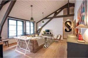 Image of Charming furnished apartment with private sauna, two bedrooms, beach 200m away