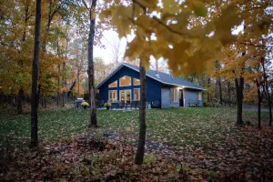 Image of Private Cabin on Dead Lake-14 acres, dog friendly, hard sand beach, comfy beds