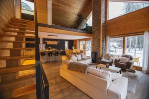 Image of New chalet, with sauna, garden, 5mns from the slopes, absolute calm.