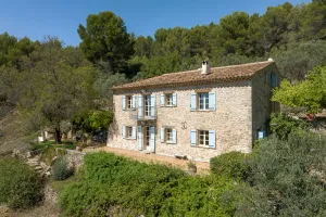 Image of Luxurious restored farmhouse with olive grove, swimming pool, and superb views