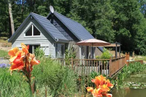 Image of Chalet avec piscine privée et lac à Sos