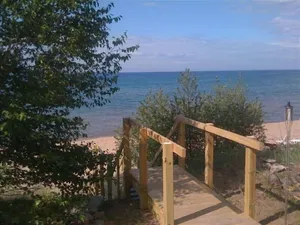 Image of Lake Superior Beach House on Beautiful Sugar Beach Very Nice