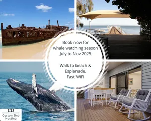 Image of Ideal base 4 Whale Watching.Private deck\/BBQ\/AC.