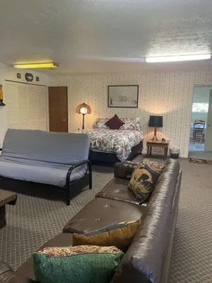 Image of Quaint Hunting lodge, redone for family enjoyment in the wilderness.