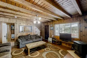 Image of Charming and Inviting Mountain Retreat w\/ Deck - Walk to Shaver Lake Village