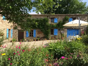 Image of Beautiful restored farmhouse with pool, very private.