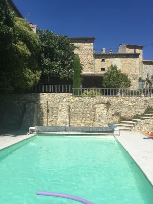 Image of Charming stone Mas in the Cevennes, with  fabulous private pool and terrace