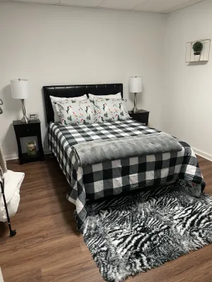 Image of Basement Apartment with Bedroom kitchen living room & full Bathroom