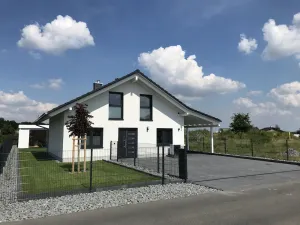 Image of Vacation home Oskar on the lake with private beach for 4 adults, fireplace, boat and sauna