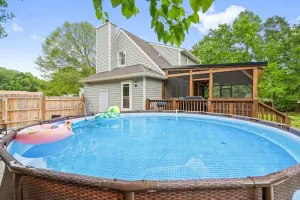 Image of NEW! Cozy Raleigh Home w\/ Porch & Fenced yard-Mins to Downtown ! *pet friendly*