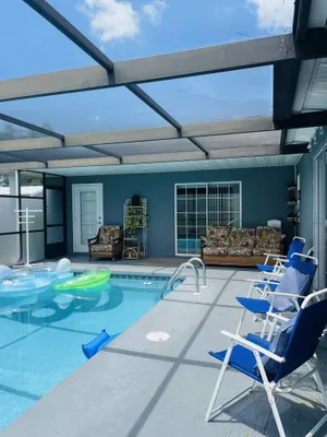 Image of Charming Beach Getaway Villa with Large Private heated Pool