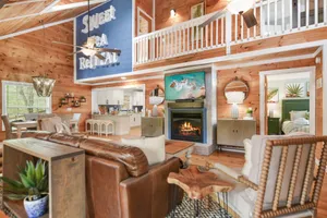 Image of Sweet Tea Retreat up on the hill in Cossawattee River Resort Ellijay
