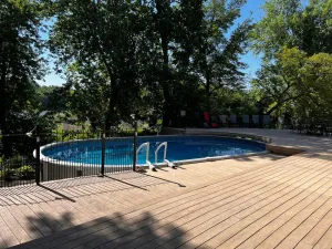 Image of Enjoy Florida in Illinois; House on Island with Pool